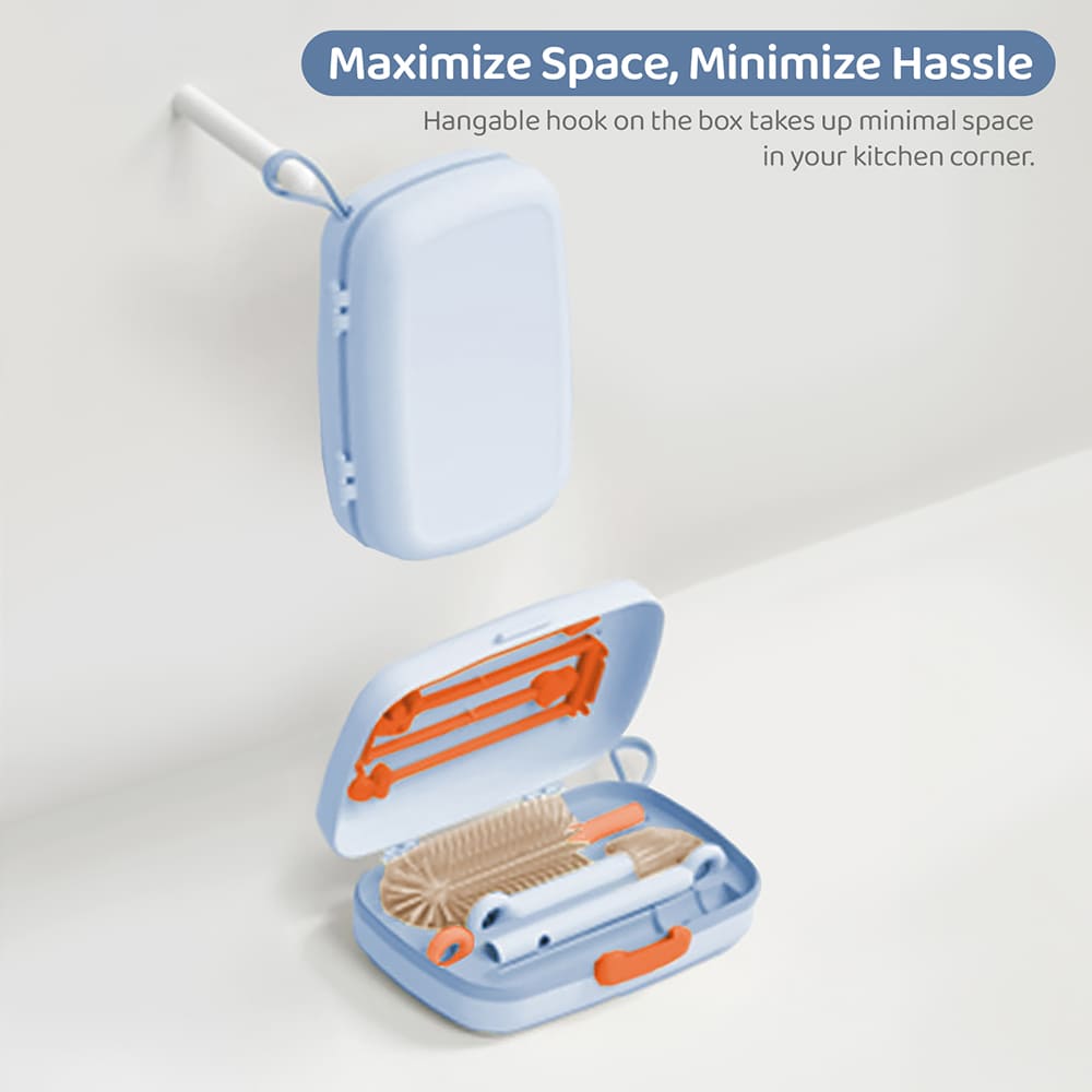 Baby Bottle Brush for Cleaning with Hanging Design