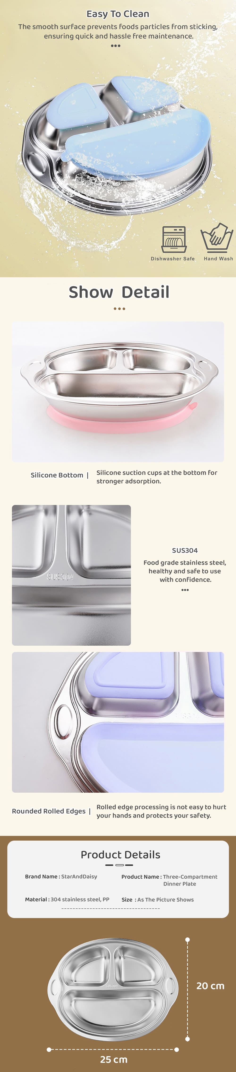 kids Feeding Plates and Features