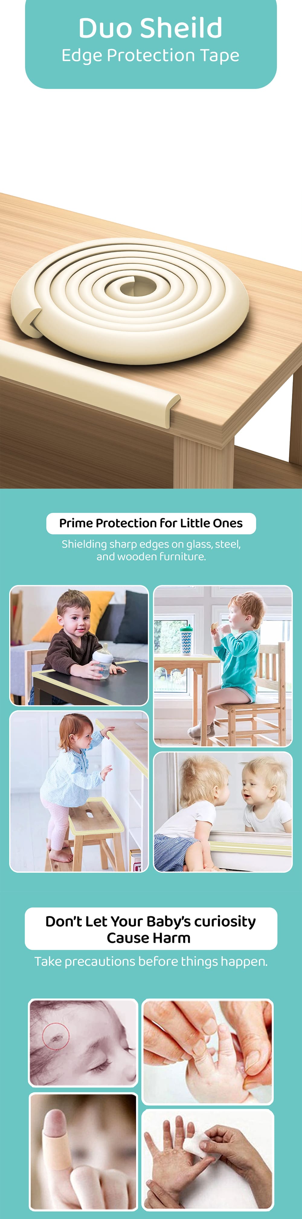 Baby Safety Edge Guard and Coner Protect Tap for Babies