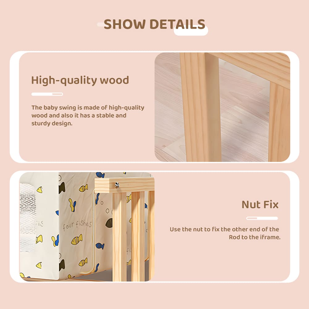 Details of Baby wooden Cradle