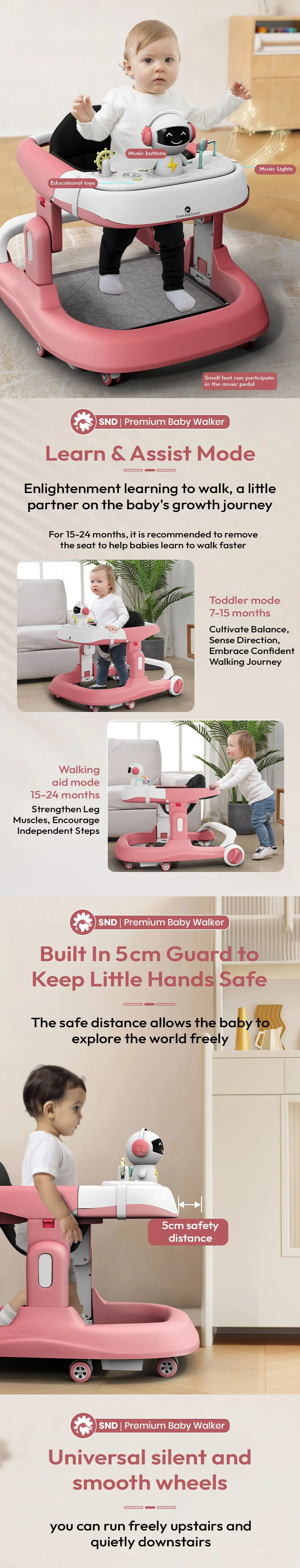 Premium baby walker