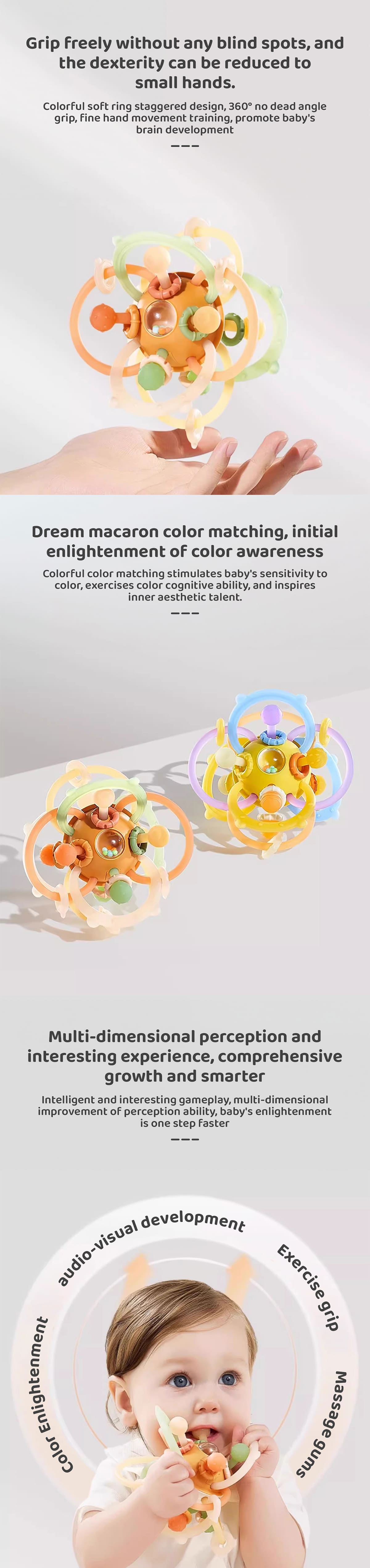 Silicone Baby Teether Ball