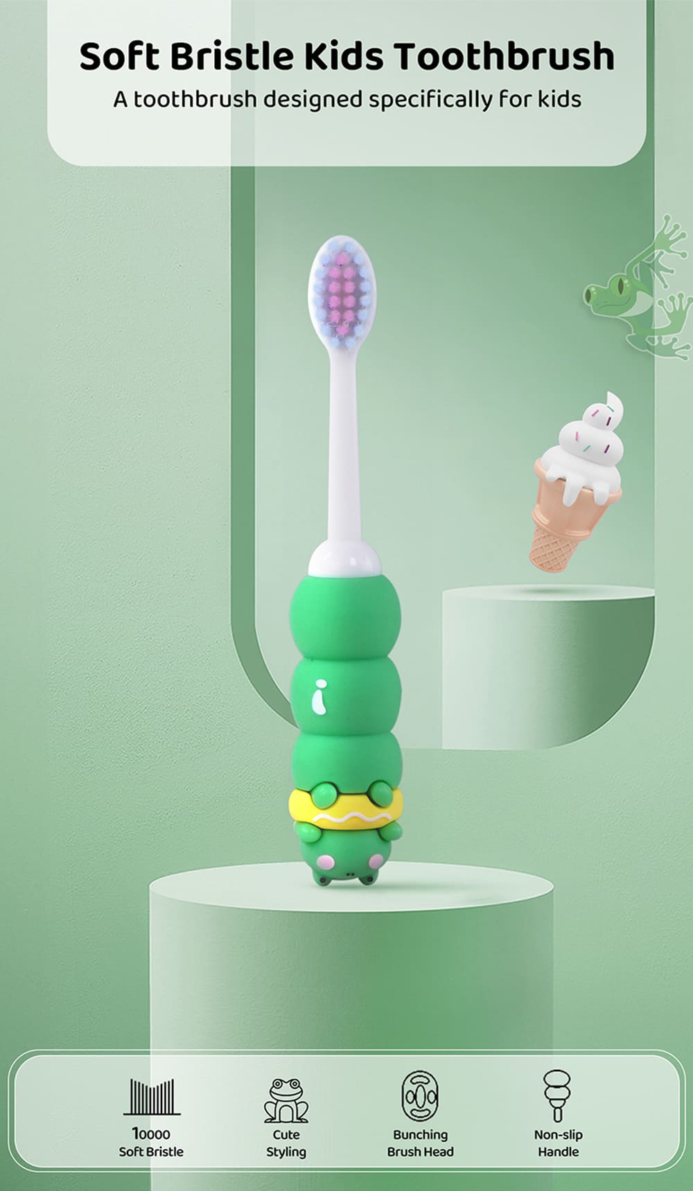 Soft Bristle Toothbrush for Kids