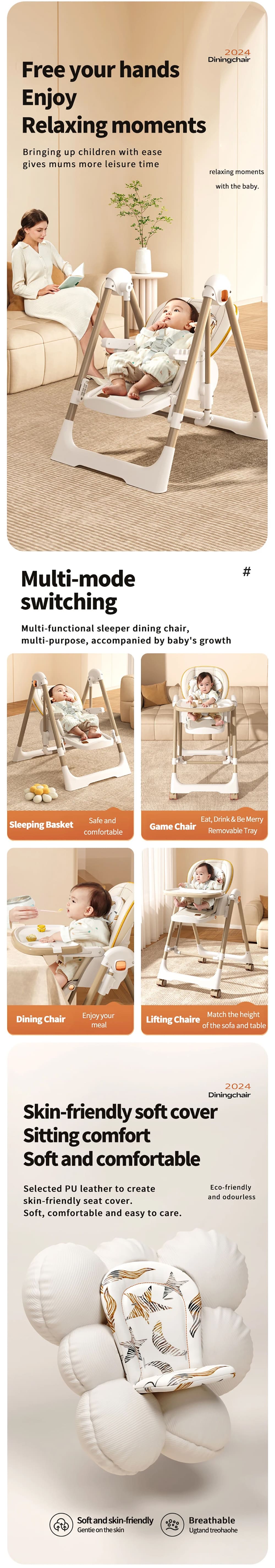 Upgraded Galaxy Star Dining Chair and Rocking Chair