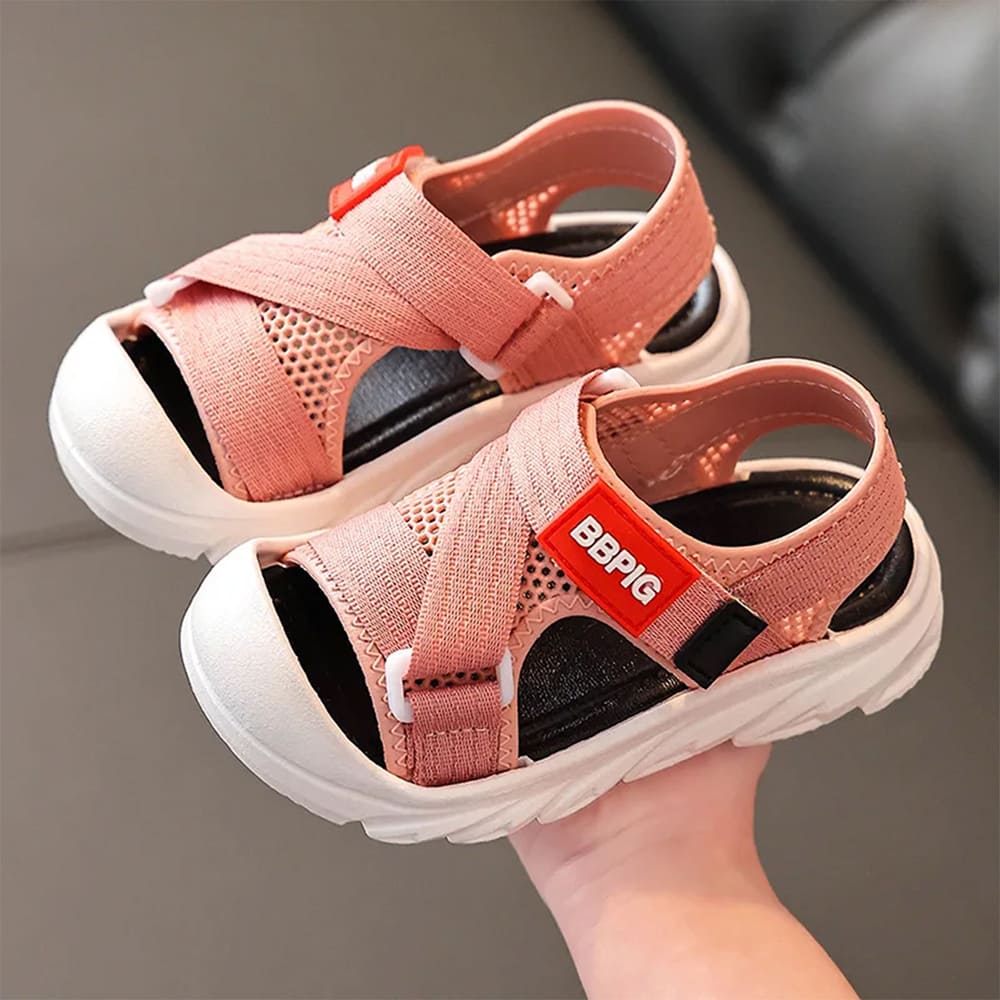 StarAndDaisy Kids Summer Casual Slippers, Boys And Girls Cute Non-Slip Soft Bottom Breathable Sports Sandals - JH-7273-BL-PK