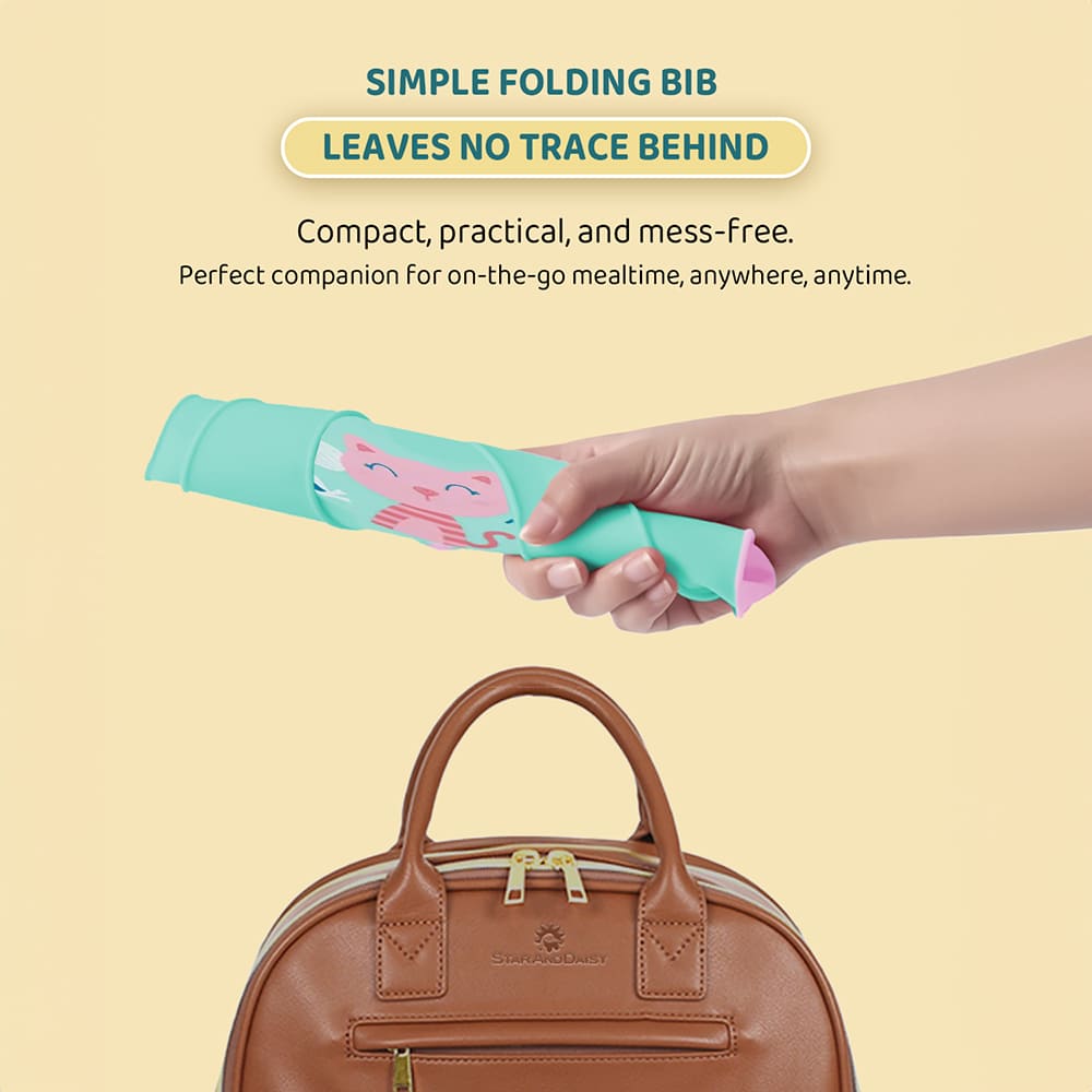 Lightweight and Portable Infants Feeding Bibs