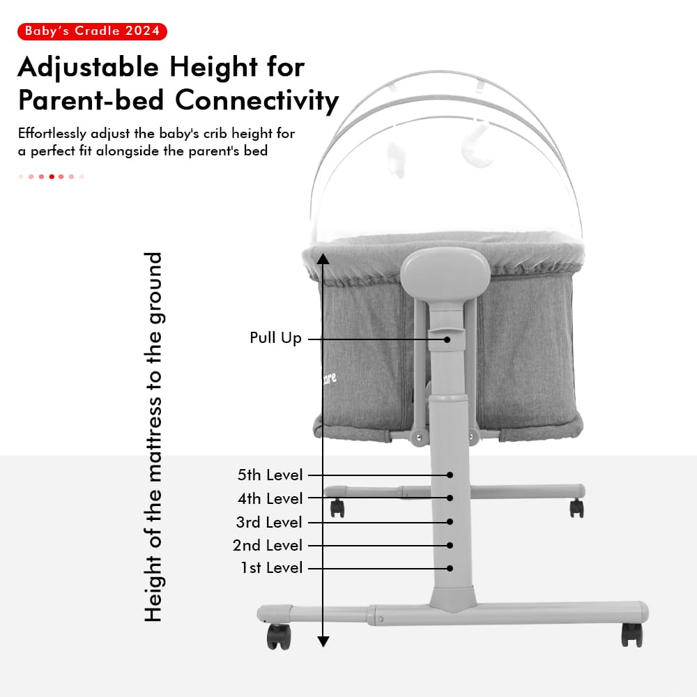 Adjustable Swing Baby Cradle