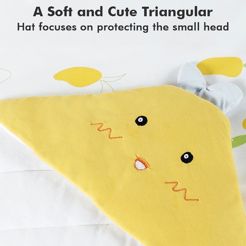 Baby Blanket with Soft and Cute Triangular Hood