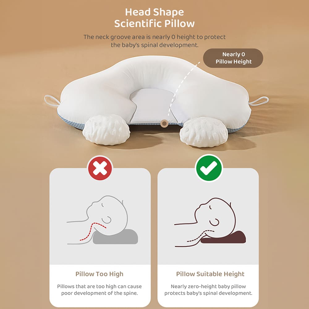 Baby Huggable Body Pillow with Supportive Head Design