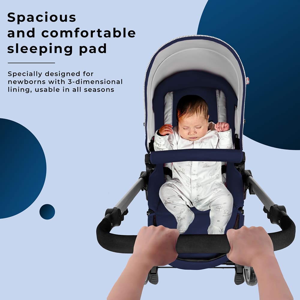 Baby Stroller with Comfortable Sleeping Seat