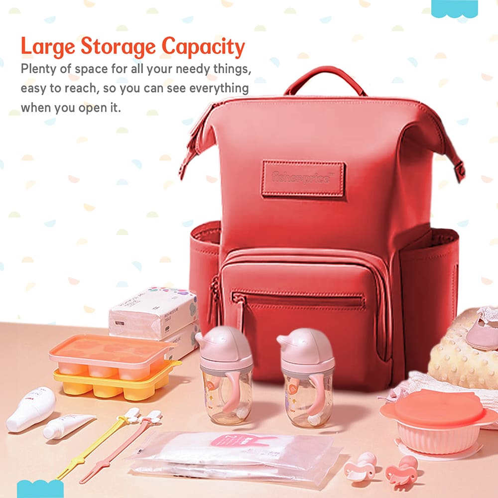 Fisher-Price Diaper Bag with Large Storage Compartment