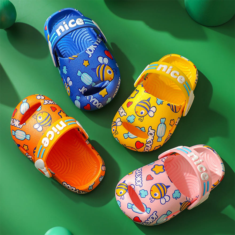 StarAndDaisy Summer Sandals for Kids, Boys & Girls Clogs Casual Slip-On Water Slipper - JH-888-YEL