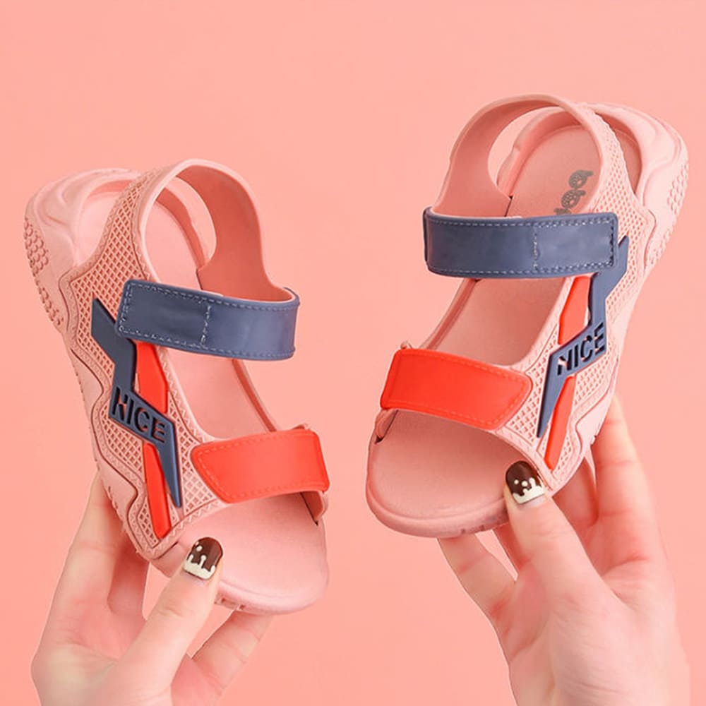 StarAndDaisy Summer Kids Footwear, Non-Slip Sole and Adjustable Straps for Comfortable and Secure Fit Sandals - JH-1438-PK