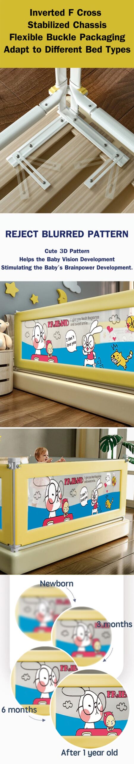 Long Bed Rail & Bed Guardrail