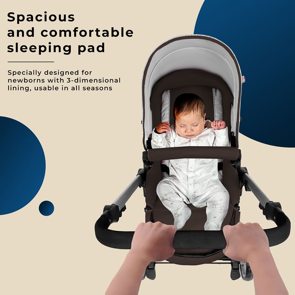 Luxury Baby Stroller with Comfortable Seating