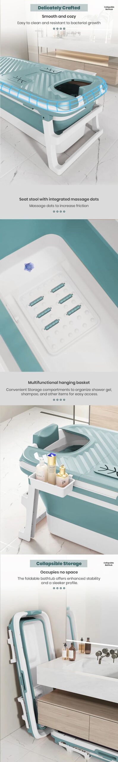 Mega Bath Tub with Steamer