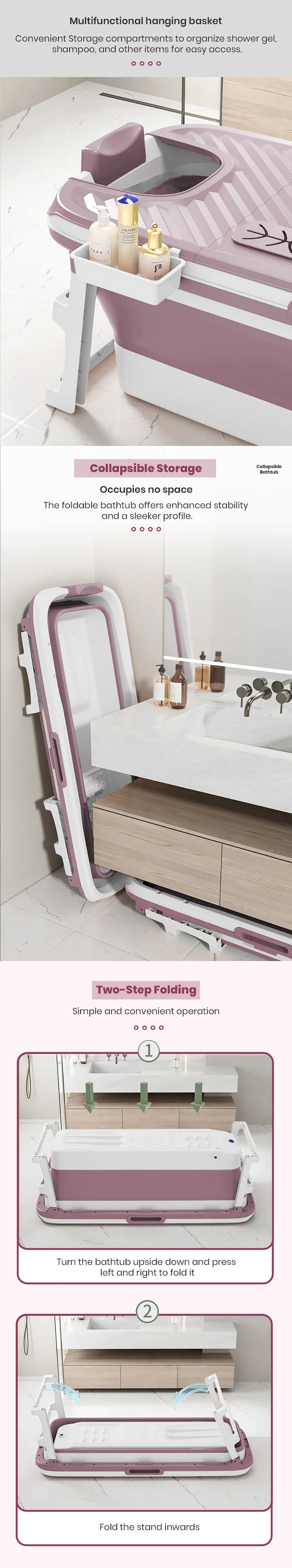 Mega Bath Tub with Steamer