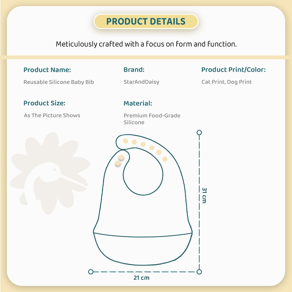 Specification Baby Feeding Bibs