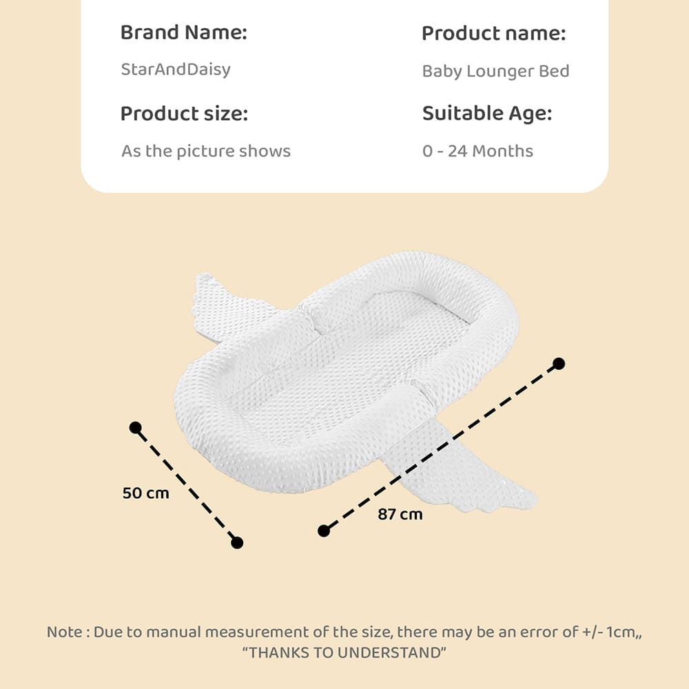 Specification of Baby Lounger Bed