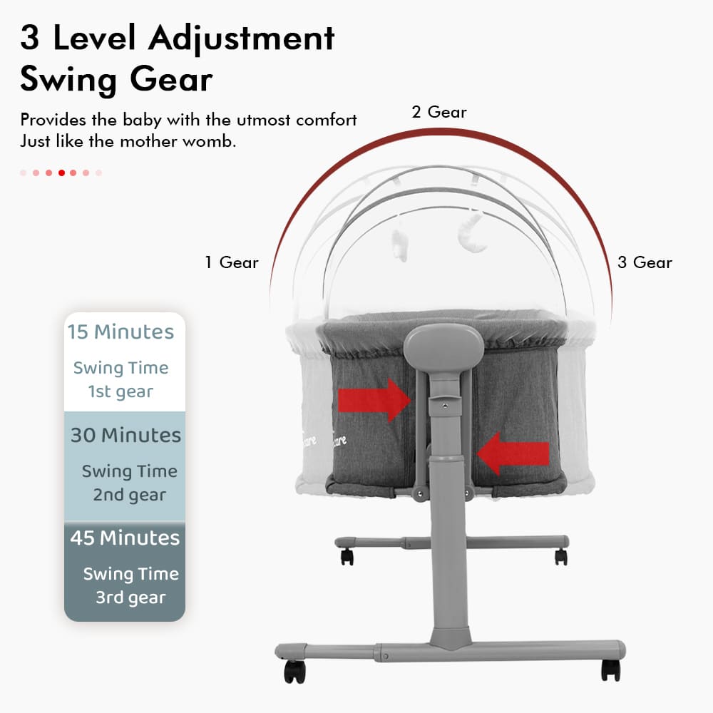 Swing Cradle with 3 Level Adjust