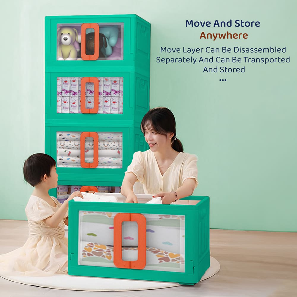 Easy-to-Clean Kids Storage Cabinet