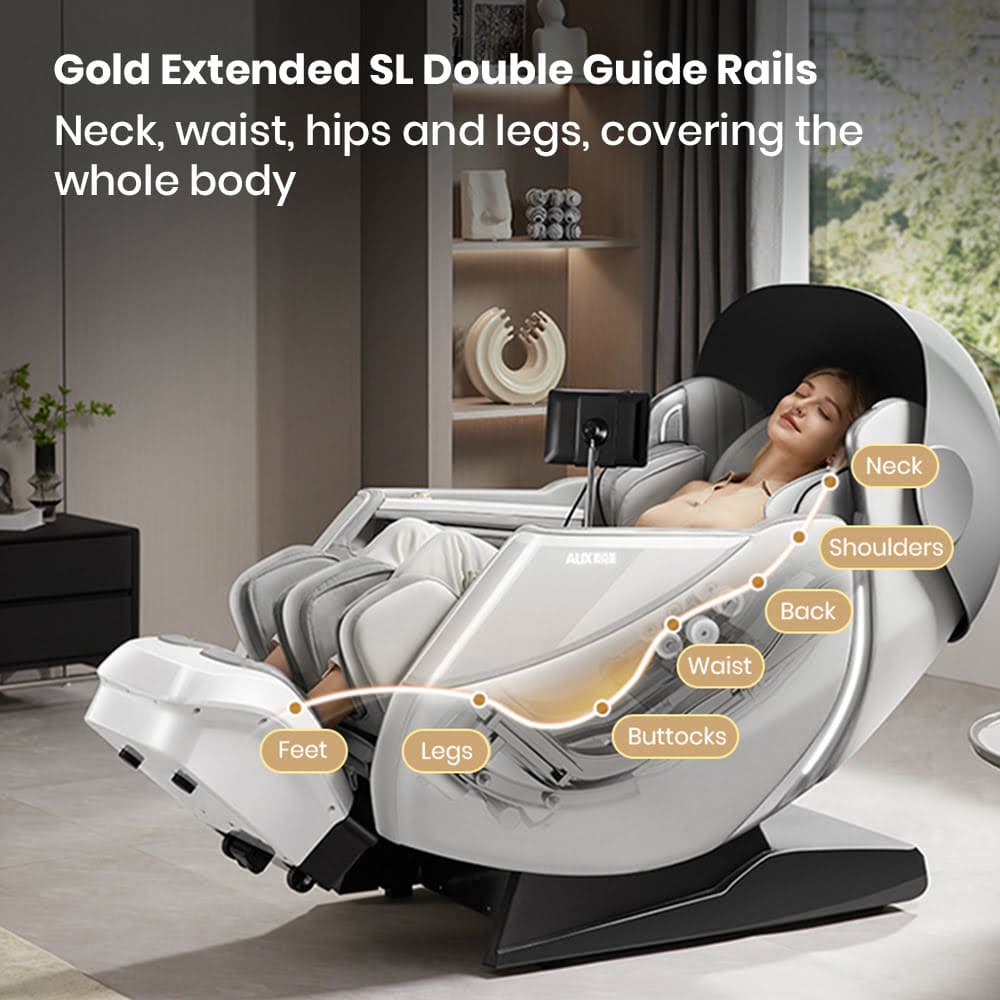 StarAndDaisy Multifunctional Luxury Massage Chair, 0 Gravity Full Body Traditional Massager with Digital Screen - S400