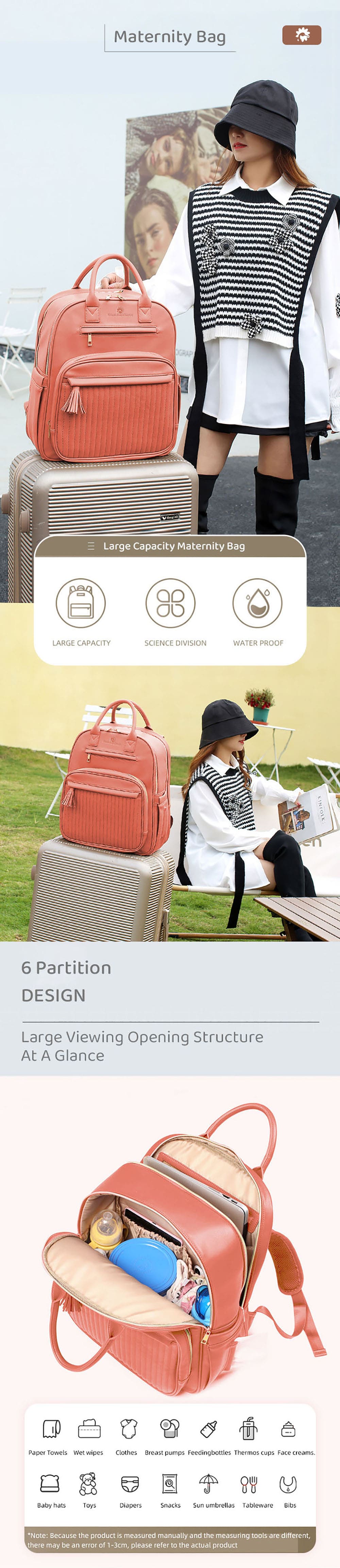 Multi Functional Baby Diaper Bag