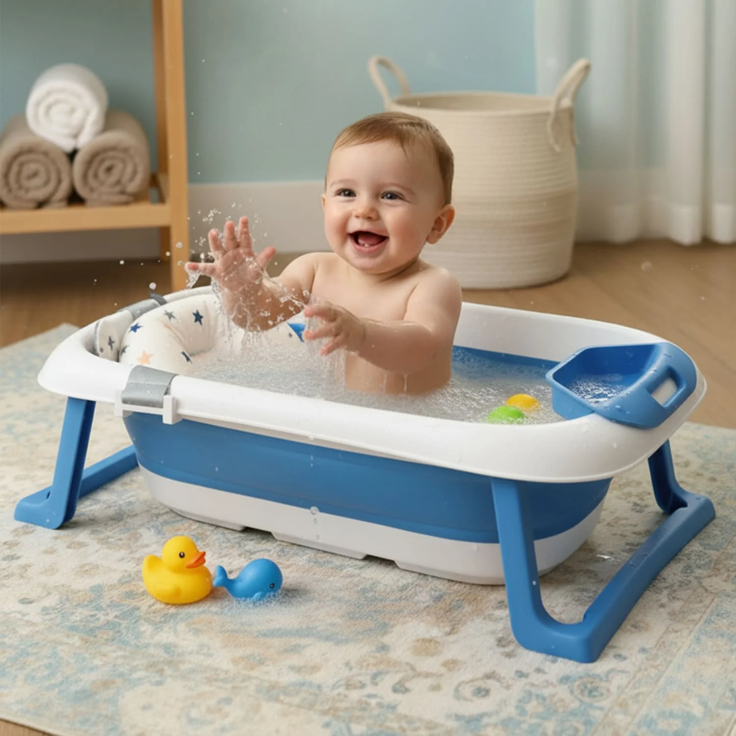 bt basic bathtub blue