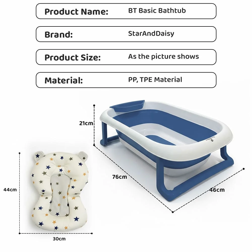 bt basic bathtub blue