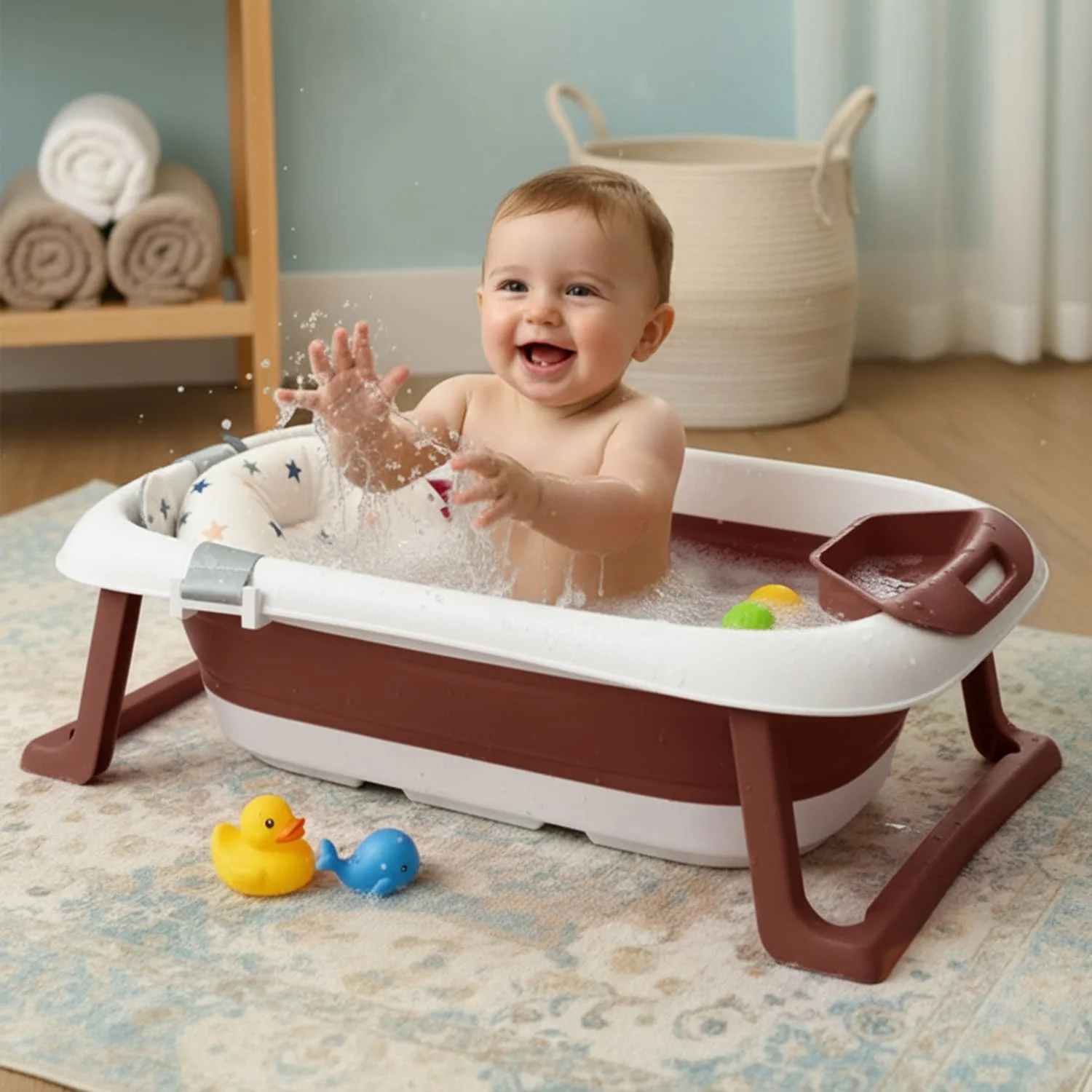 bt basic bathtub brown