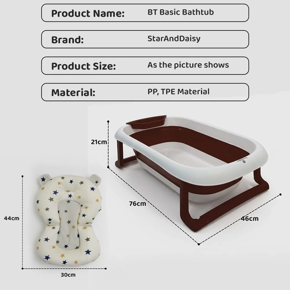 bt basic bathtub brown