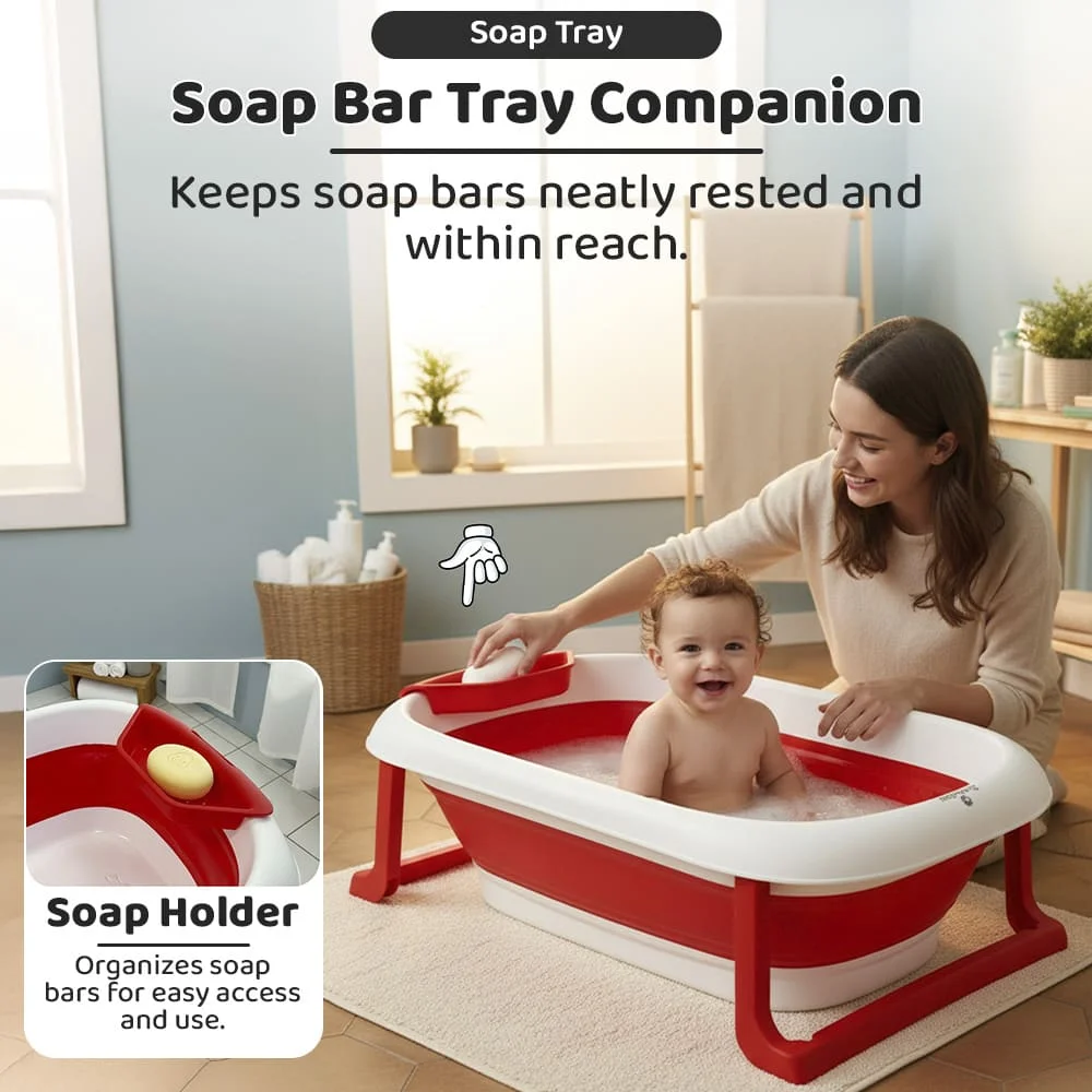 bt basic bathtub red