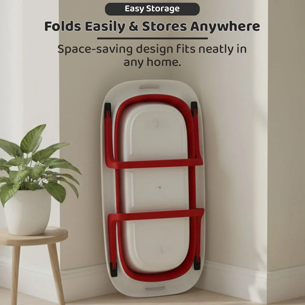 bt basic bathtub red