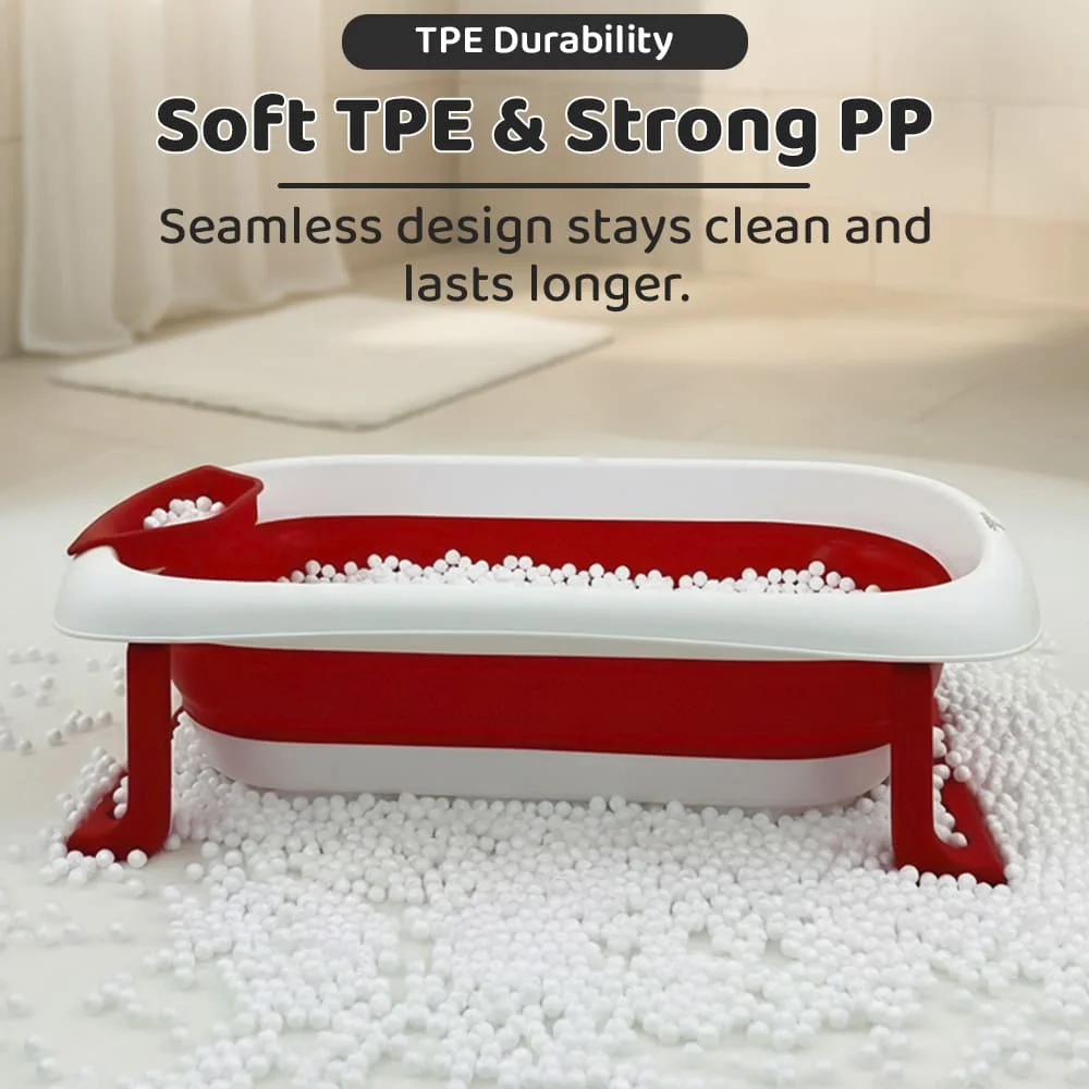bt basic bathtub red