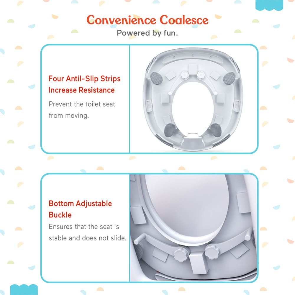 Non-Slip Kids' Toilet Seat for Potty Training