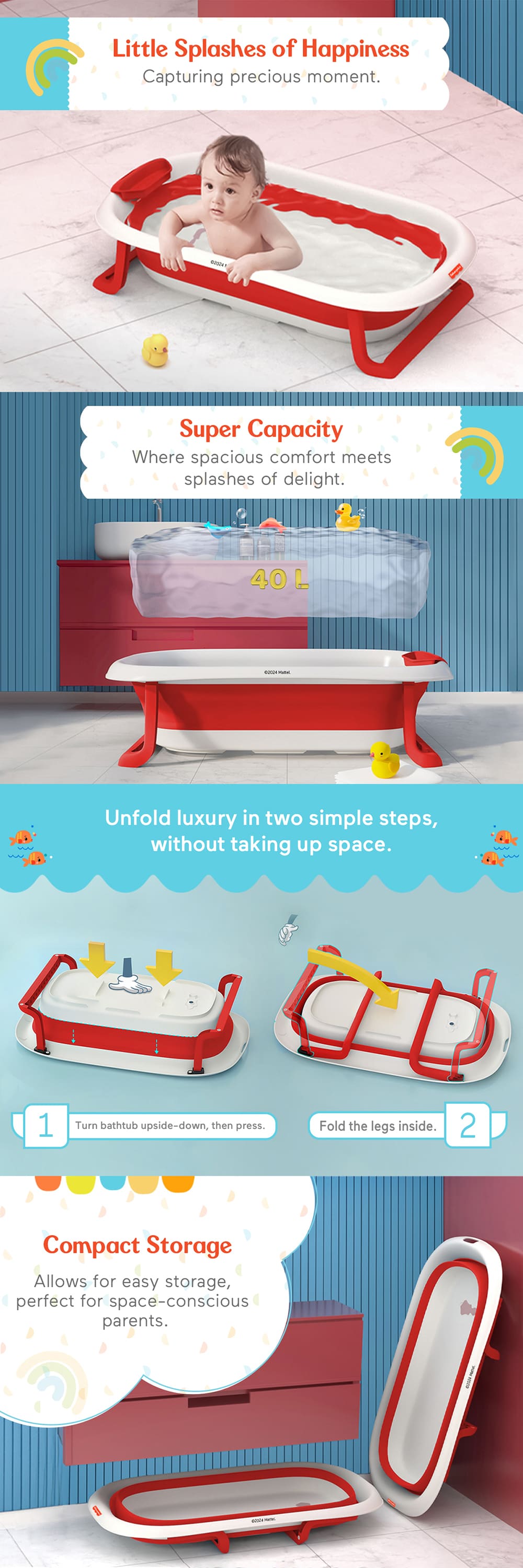 Collapsible Baby Bath Tub