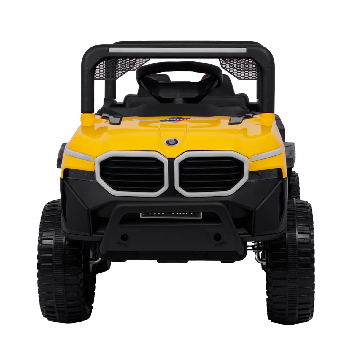 StarAndDaisy Electric Battery Operated Jeep For Kids BMW Model, Remote Control and Manual Driving Kids Jeep - 9111-Yellow