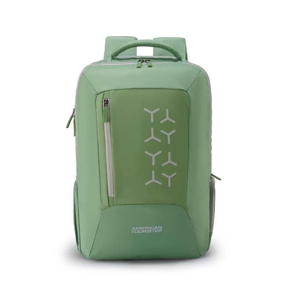 American Tourister Backpacks with 2 Full Compartment 1 Front Pocket, 17" Inch Laptop Compartment, 33 Ltrs Bags - Sigma 3.0 Green
