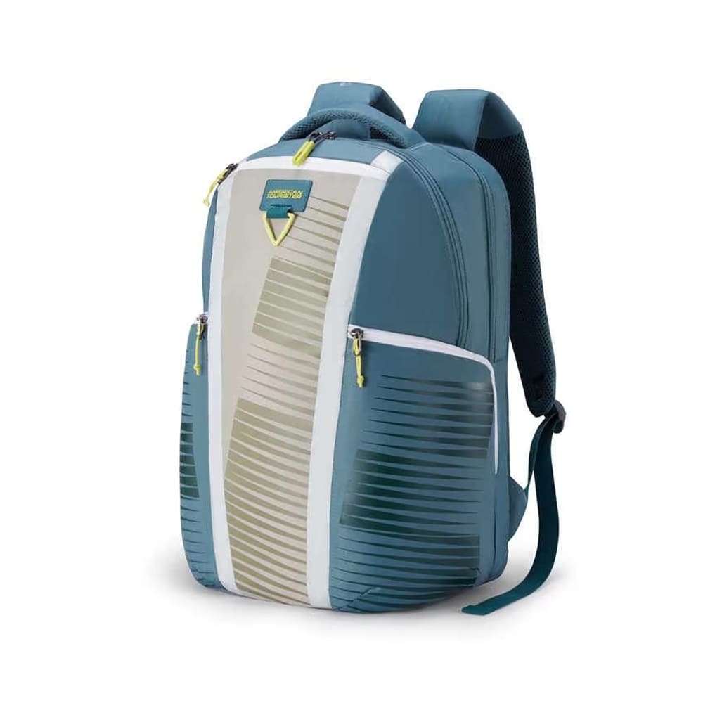 American Tourister School Bags For Kids With Cuzy Polyester, 2 Full Compartments, 33 Ltr Unisex Backpacks - Herd 3.0 Olive-Brown