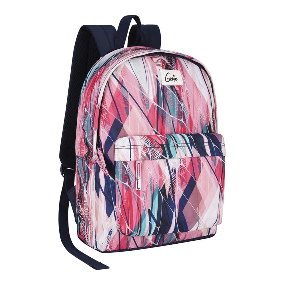 Genie Blurr School Backpack for Kids With Water Resistance, Easy Access Pockets for Boys & Girls, School and Travel Bags