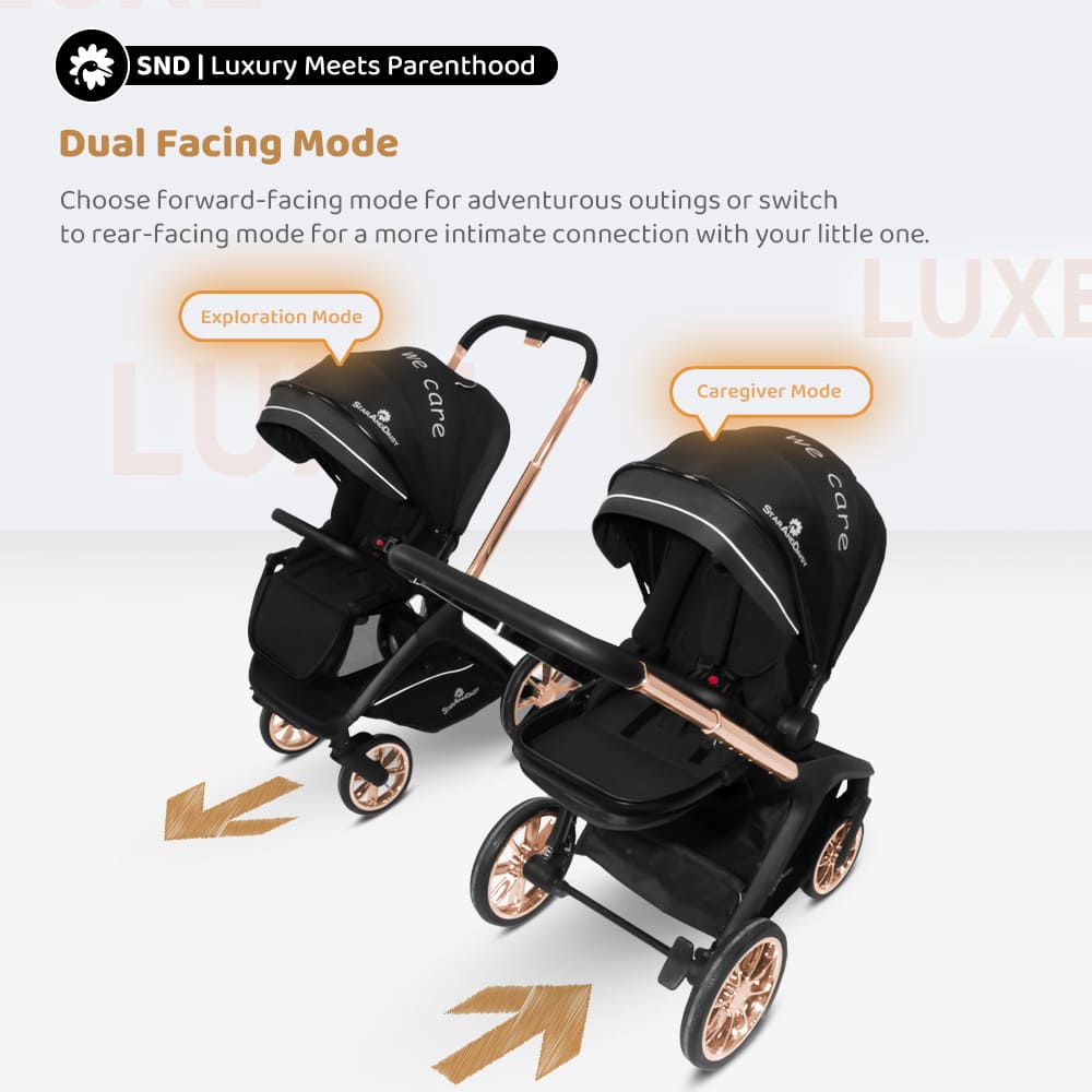Baby Pram with Dual Facing Mode