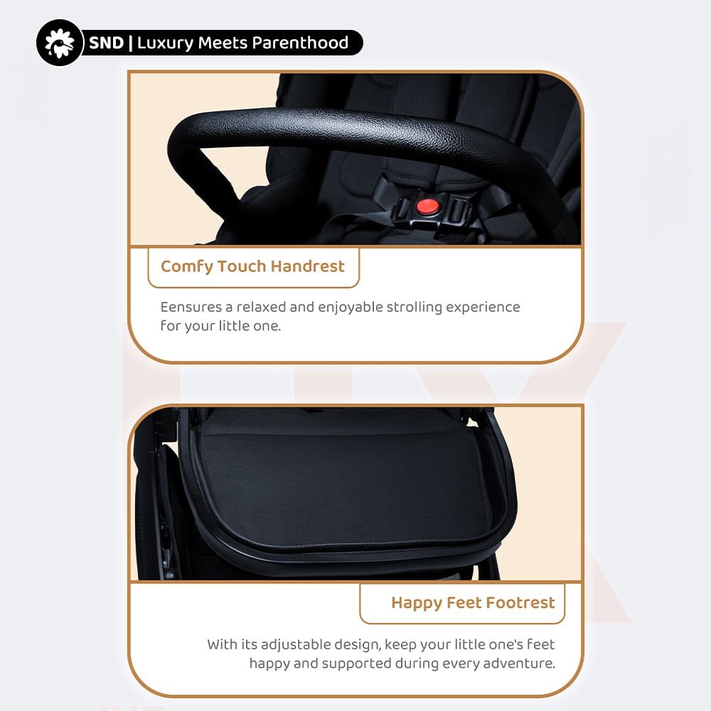 Baby Stroller with Adjustable Recline