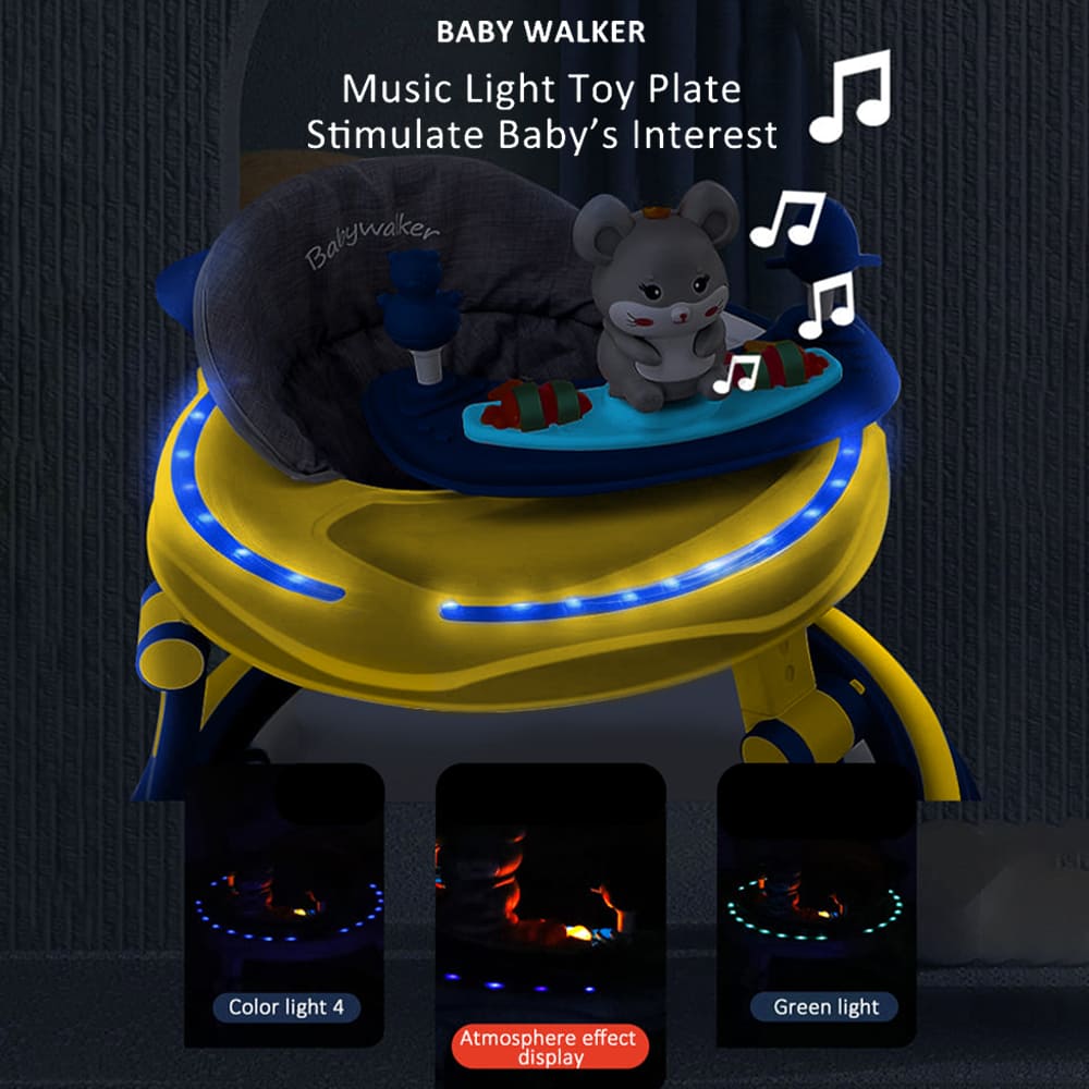 Baby Walker with Detachable Toy Tray