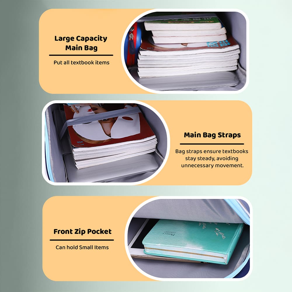 Kids School Bags with Large Capacity