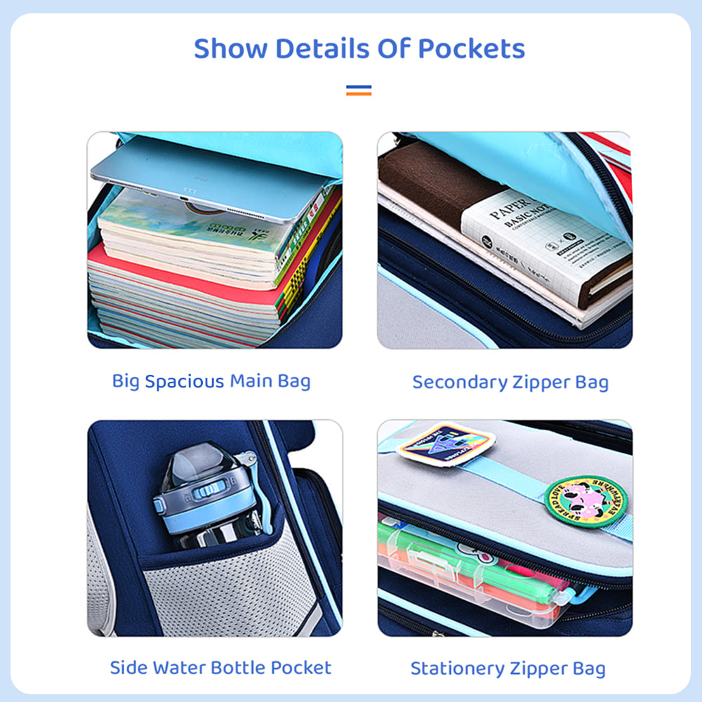 Spacious Kids School Bag