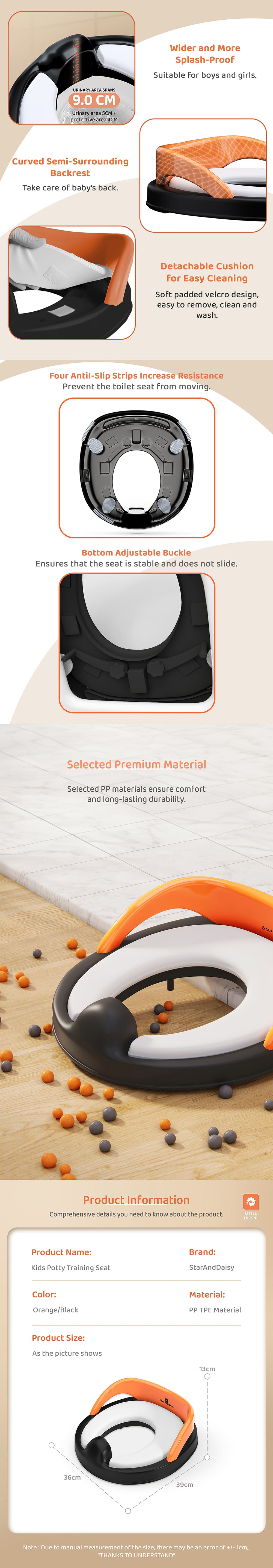 Specification of Potty Training Seat