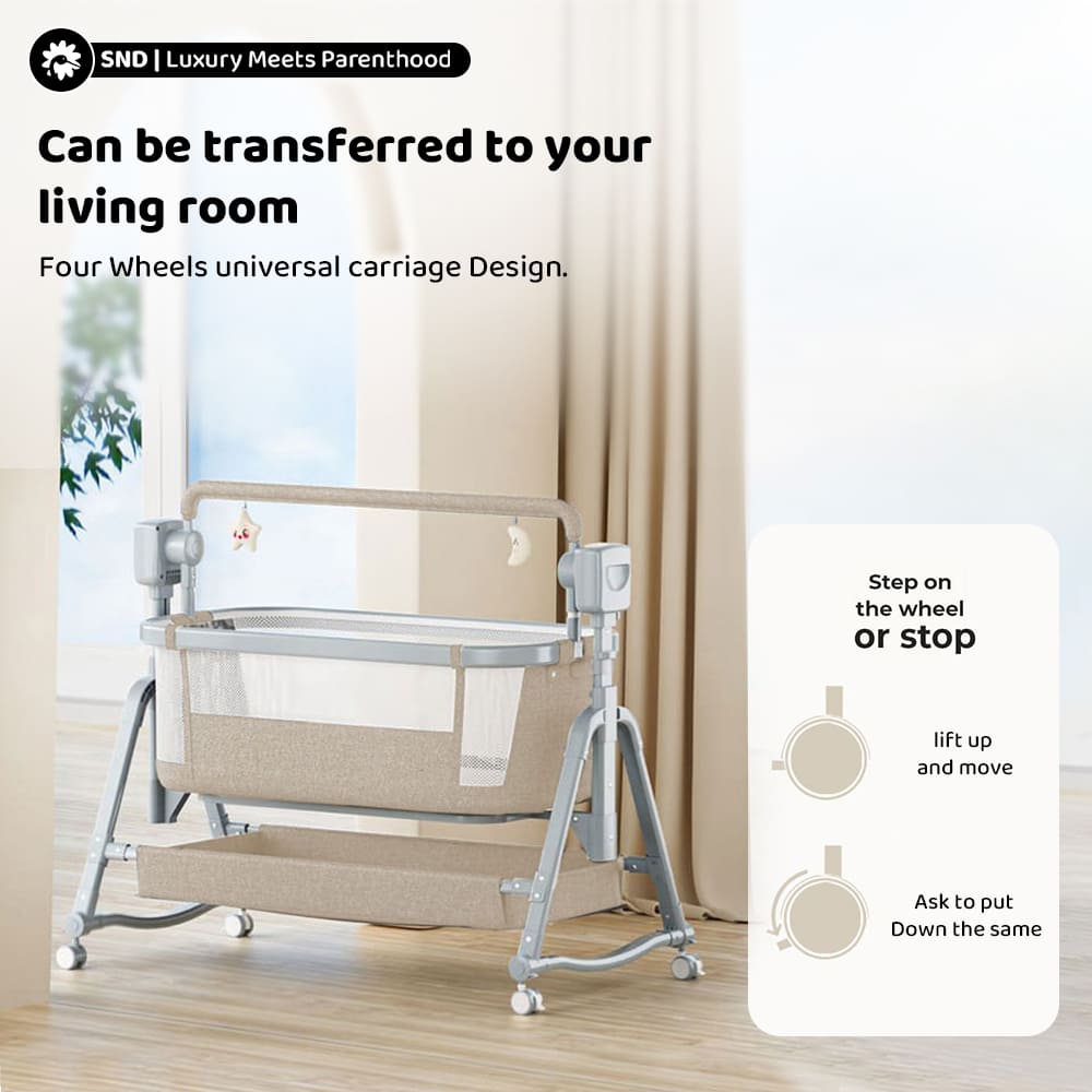 Automatic Swing Cradle with Easy Movable