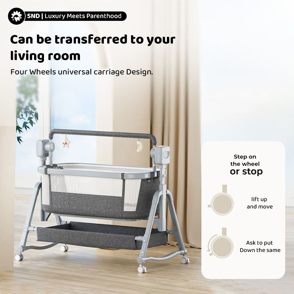 Automatic Swing Cradle with Easy Movable