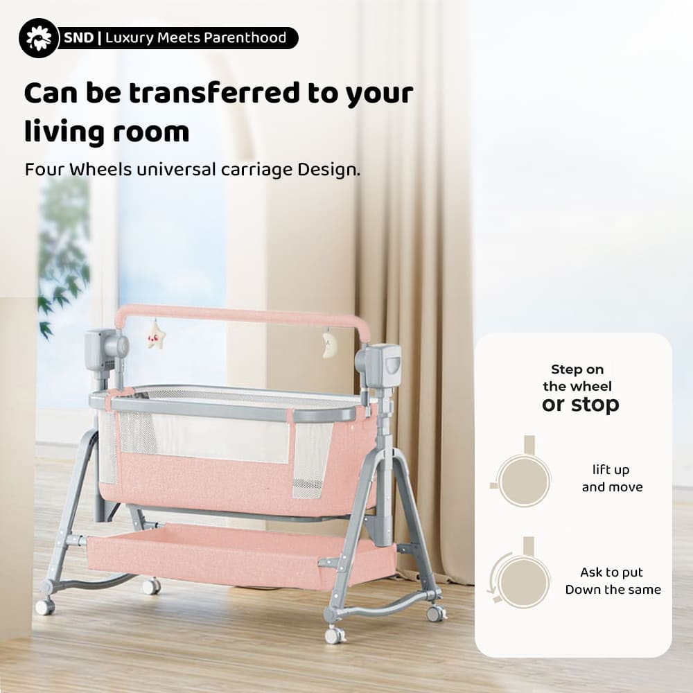 Automatic Swing Cradle with Easy Movable