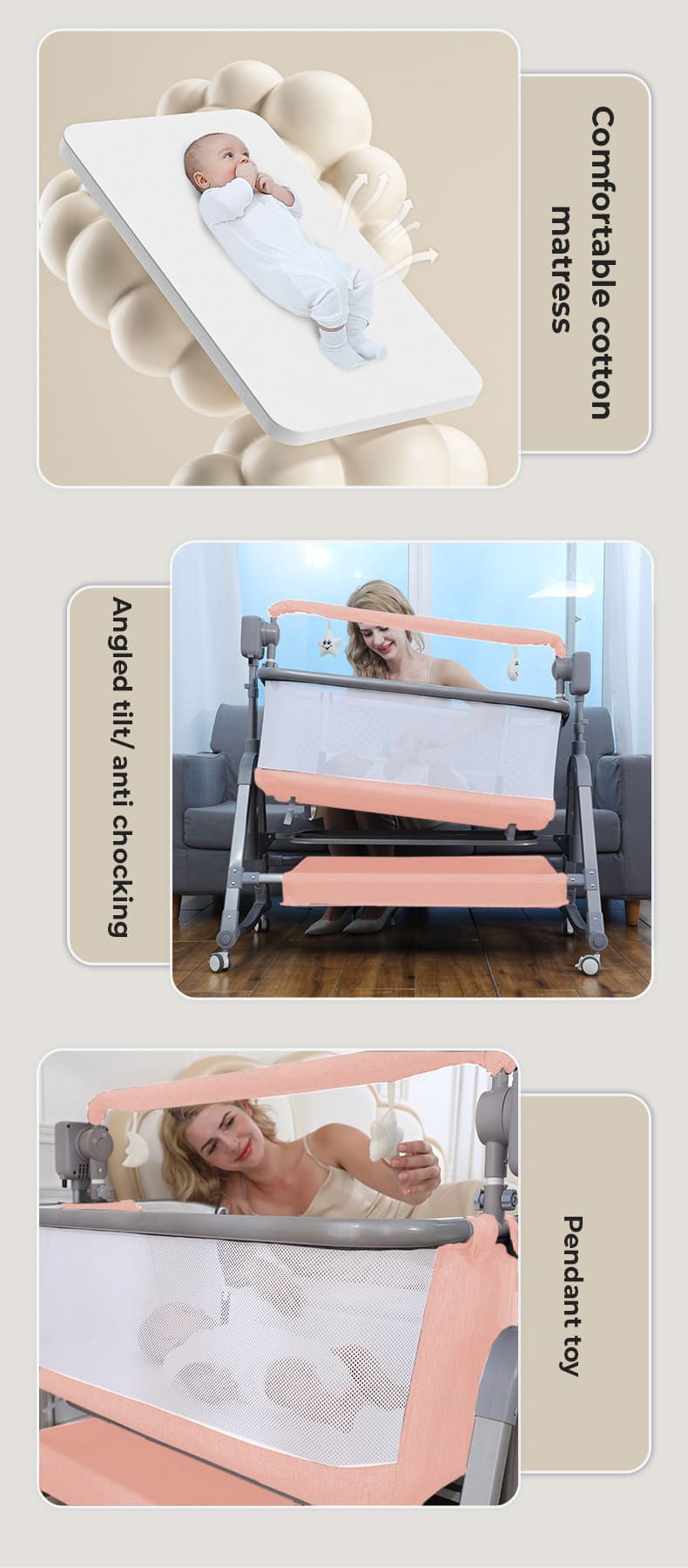 Automatice Baby Swing Cradle